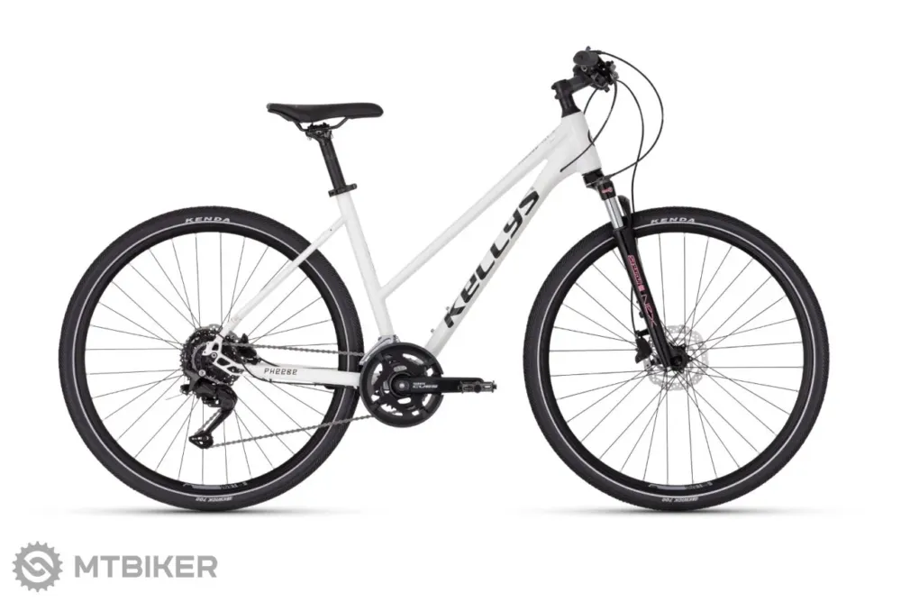Bicicletă damă Kellys Pheebe 50 28, albă - M Retur ușor