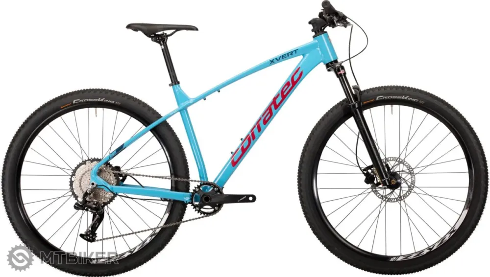 Bicicletă Corratec X-Vert Pro 29, light blue/dark blue/red - 39 Ieftin