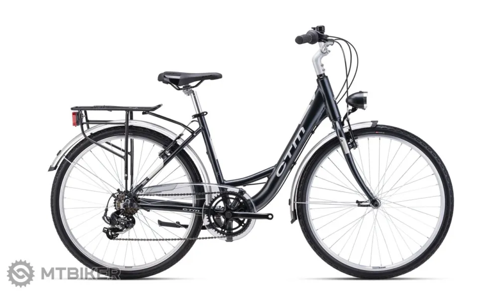 Bicicletă CTM TERRA 26" damă, negru - 17" (430) Doar azi