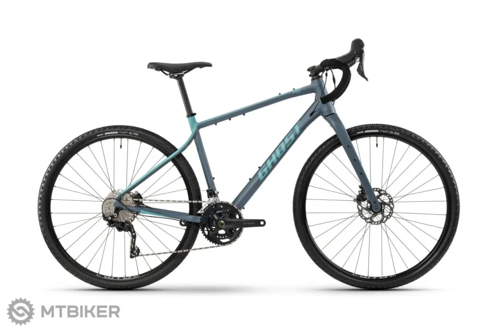 Bicicletă GHOST Asket Essential AL 28, albastru/verde - XL Preț promoțional