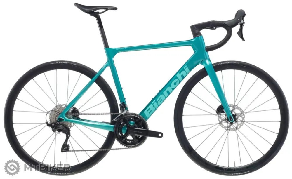 Discount Bicicletă Bianchi Sprint ICR 105, metallic celeste - 61
