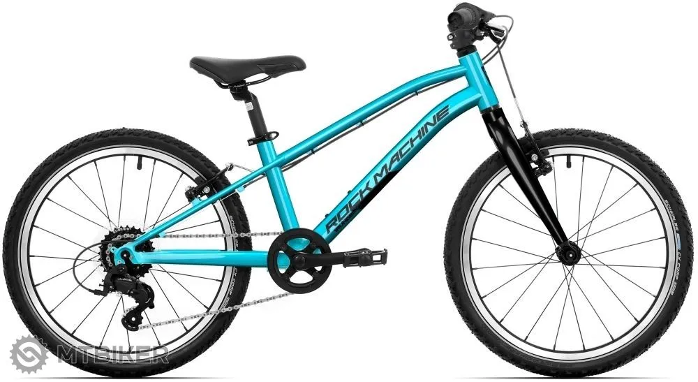 bicicletă pentru copii Rock Machine Thunder 20 VB, jade blue Retur gratuit