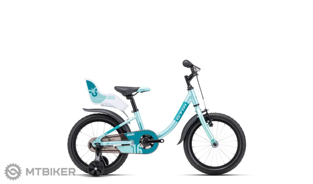 Bicicletă pentru copii CTM MARRY 16, turcoaz perlat Cumpără acum