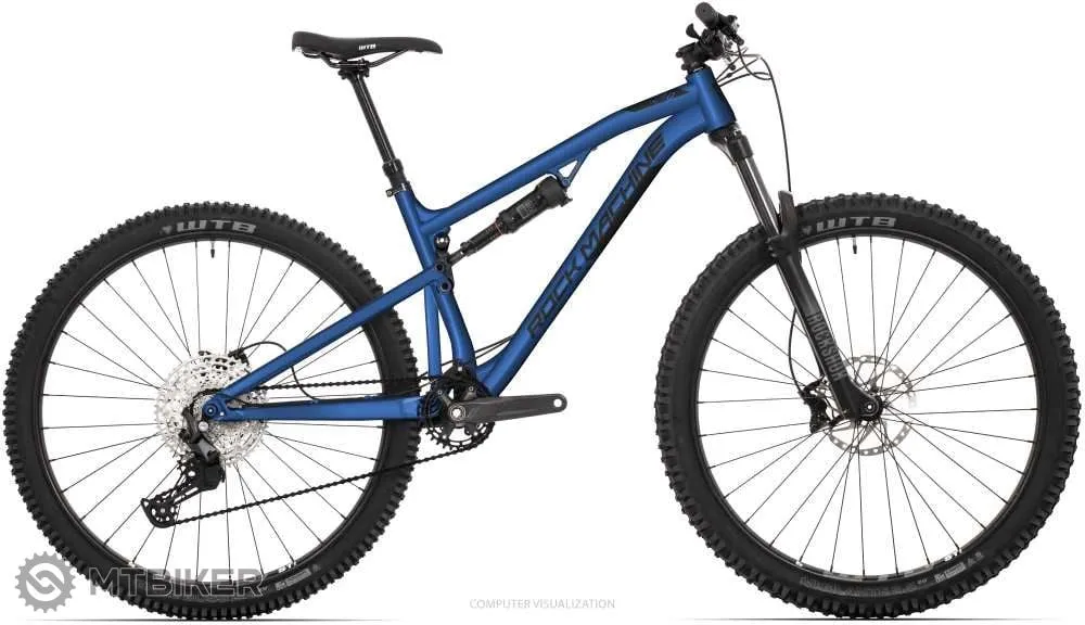 Bicicletă Rock Machine Blizzard TRL 30-29, metalic albastru/negru - XL Preț mic