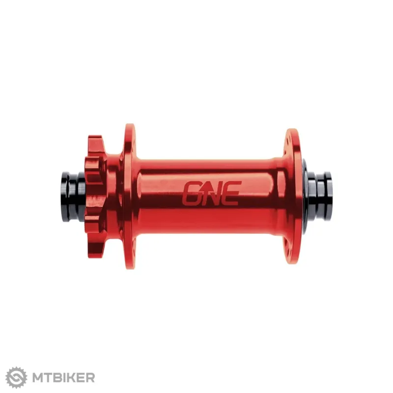 Reducere Butuc față OneUp, 15x110 mm, roșu - 28 găuri