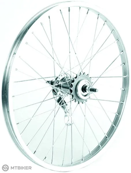 Plată sigură Roată spate DEMA Junior 20°, 1x1, cu jantă, QR