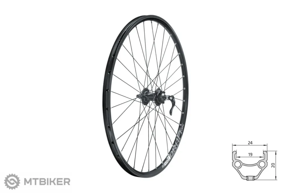 Roată față Kellys KLS DRAFT DSC 27.5", 9x100 mm Transport gratuit