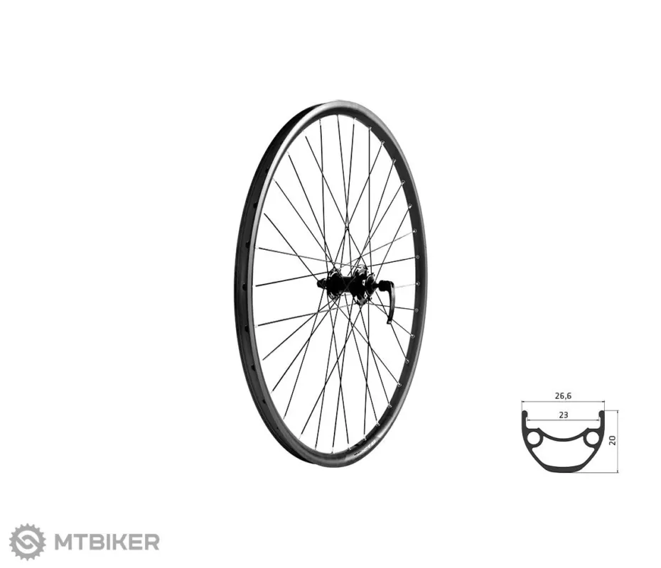 Roată față Kellys KLS DRAFT DSC 23 F 27.5", QR, 6 găuri Expediere rapidă