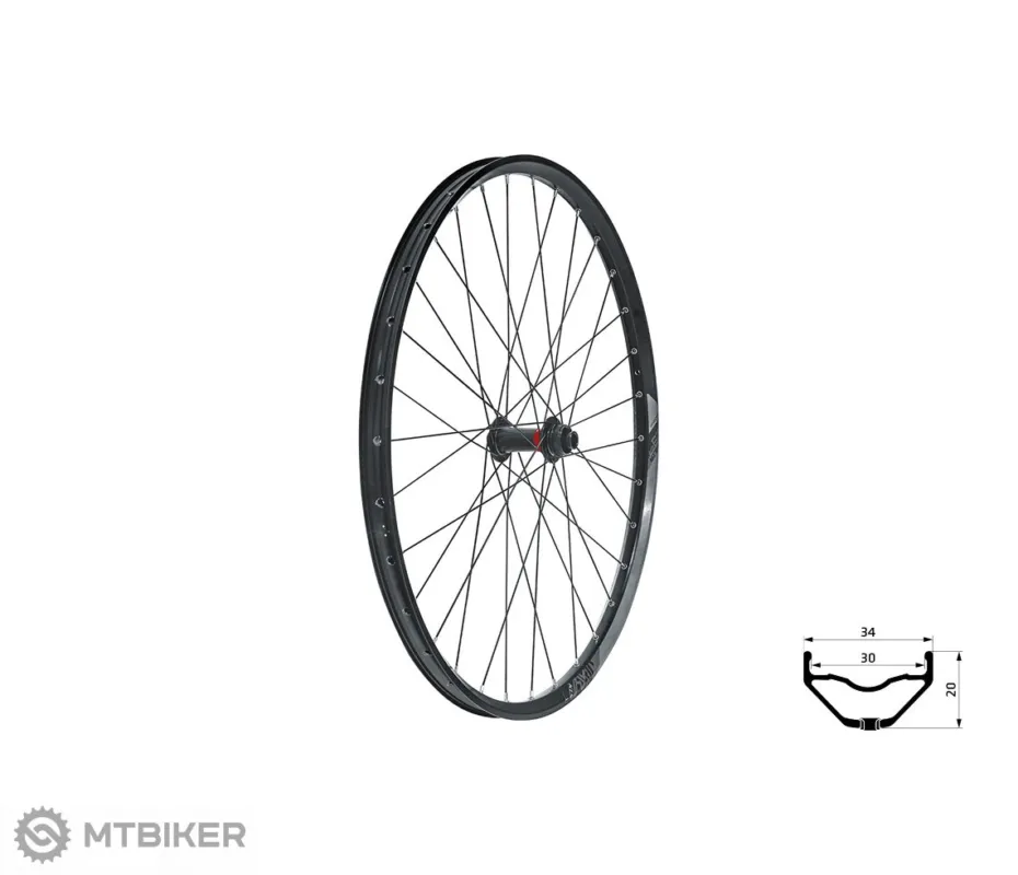 Roată față Kellys KLS VALOR 3 DSC F 27,5" black Ofertă specială