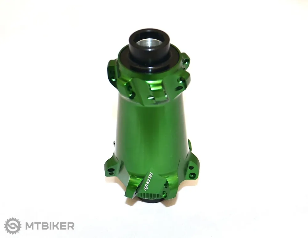 Butuc față Syncros SCT-1903, 15x110 mm, CL, 28 găuri, verde Ieftin
