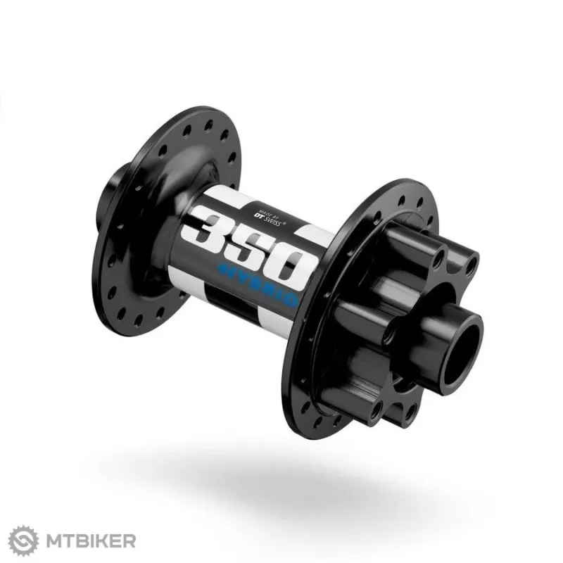 Butuc față DT Swiss 350 Classic Hybrid, 6 găuri, 15x100 mm - 36 găuri Doar azi