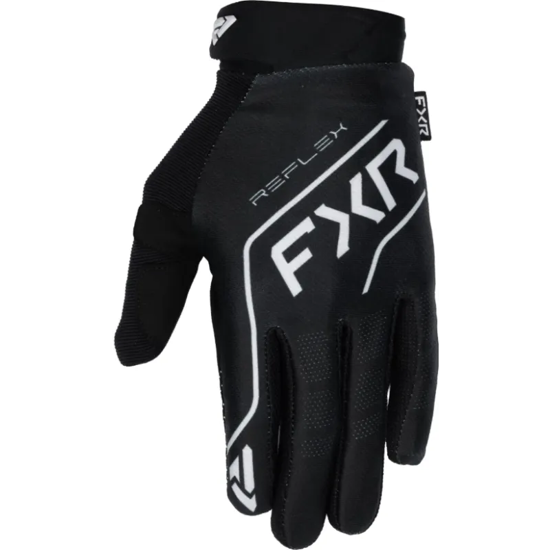Retur ușor Manusi motocross FXR REFLEX DUAL MX26 BLACK/WHITE - Mărime: XL