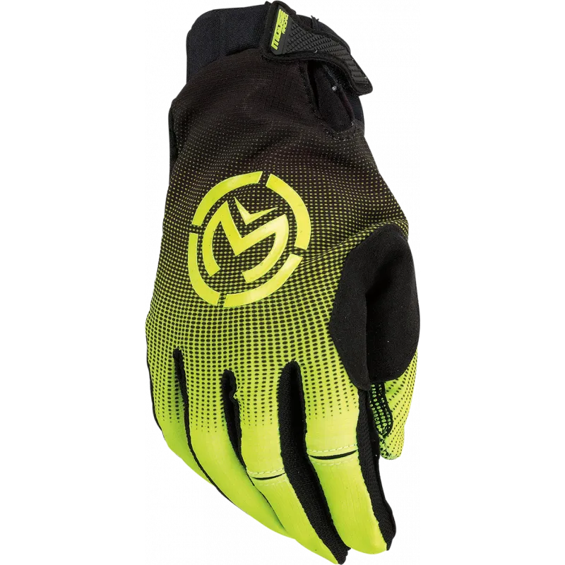 Bestseller Manusi motocross Moose racing SX-1, Galben fluo/Negru - Mărime: L