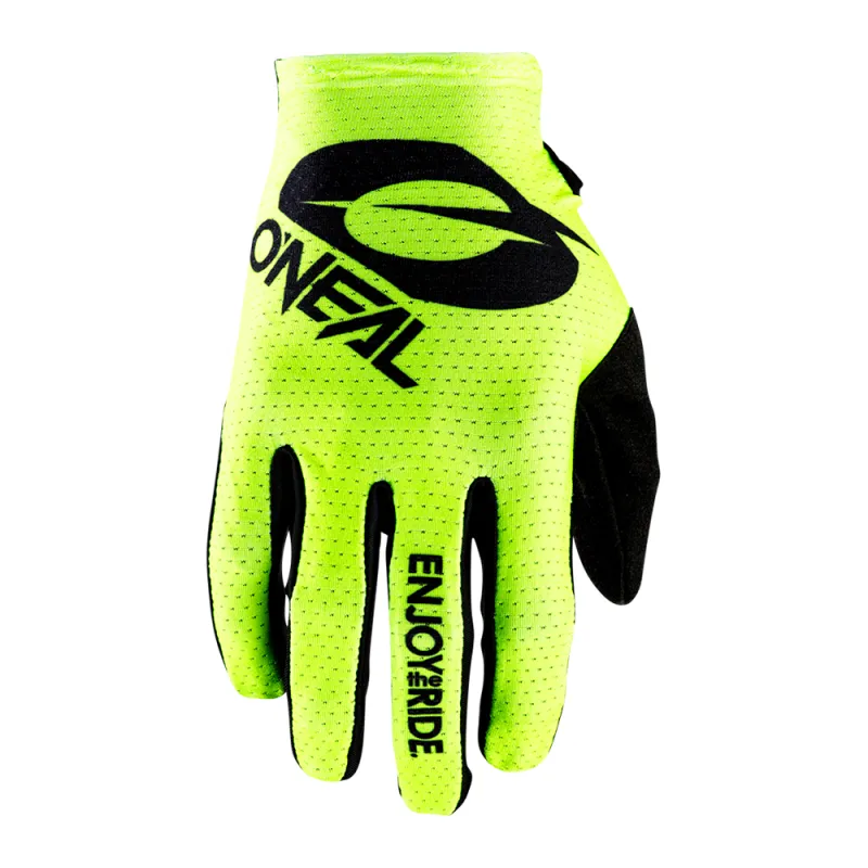 Retur ușor Manusi motocross O'NEAL MATRIX STACKED NEON YELLOW 2020 - Mărime: M