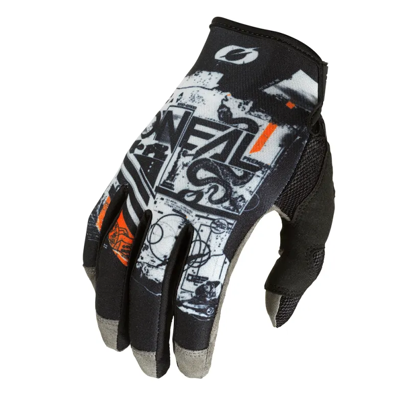 Reducere Manusi motocross O'NEAL MAYHEM SCARZ V.22 BLACK/GRAY/ORANGE - Mărime: L