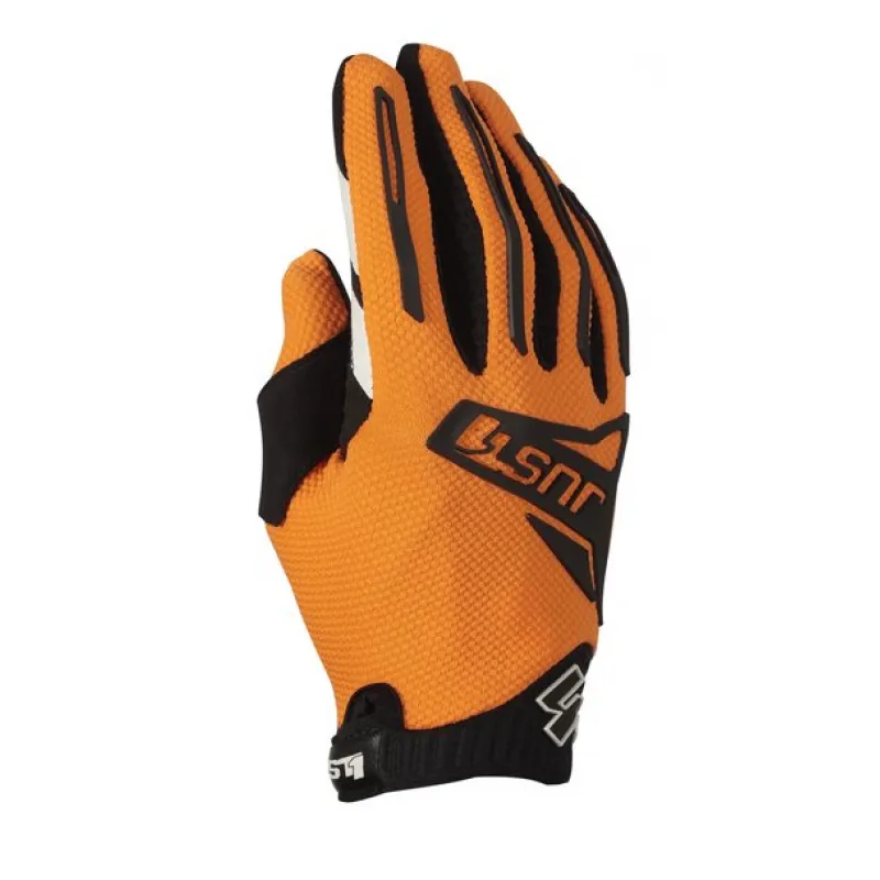 Mănuși motocross pentru copii Just1 J-Force 2.0 Orange/Black - Mărime: S Livrare gratuită