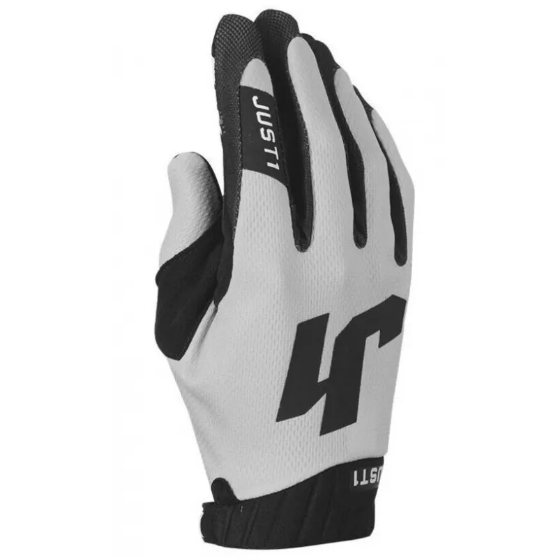 Manusi motocross pentru copii Just1 J-Flex 2.0 Black/White - Mărime: M Expediere rapidă