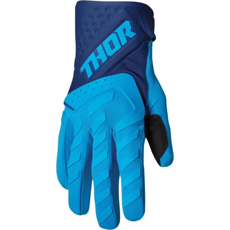 Bestseller Manusi motocross pentru copii Thor youth sector, Albastru - XXS