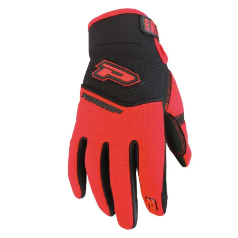 Livrare gratuită Manusi motocross PROGRIP 4010 RED/BLACK - Mărime: M