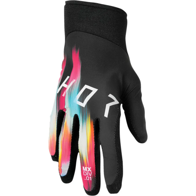 Reducere extra Manusi motocross Thor agile theory, Multicolor - M