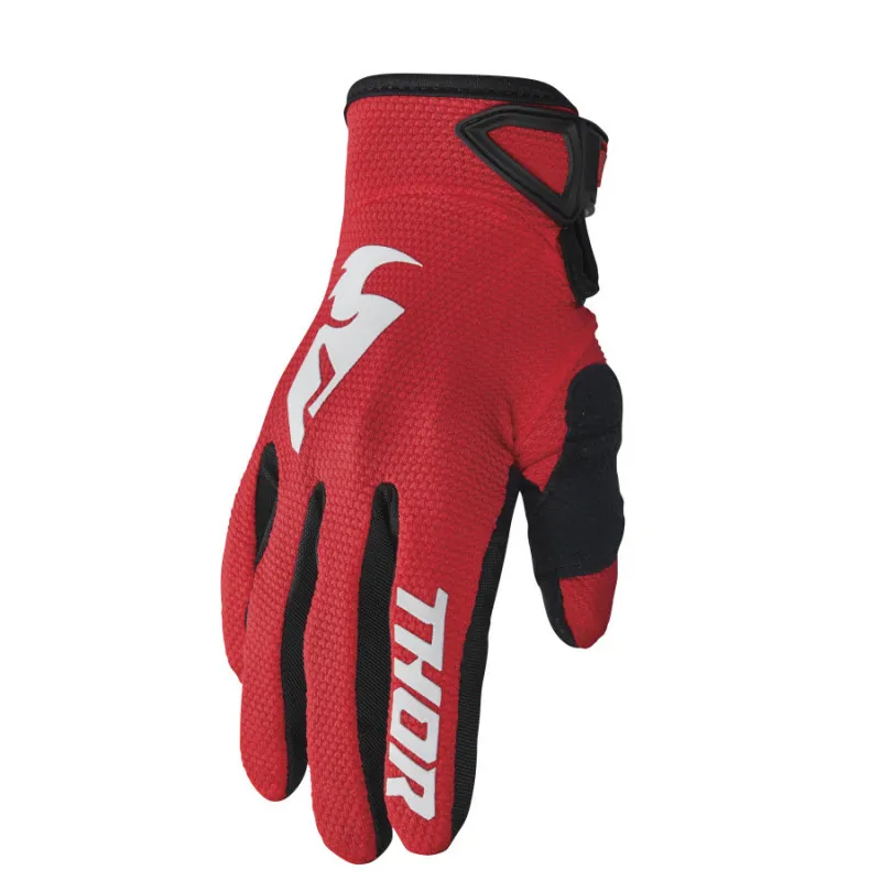 Retur gratuit Manusi motocross Thor sector, Rosu/Alb - Mărime: S