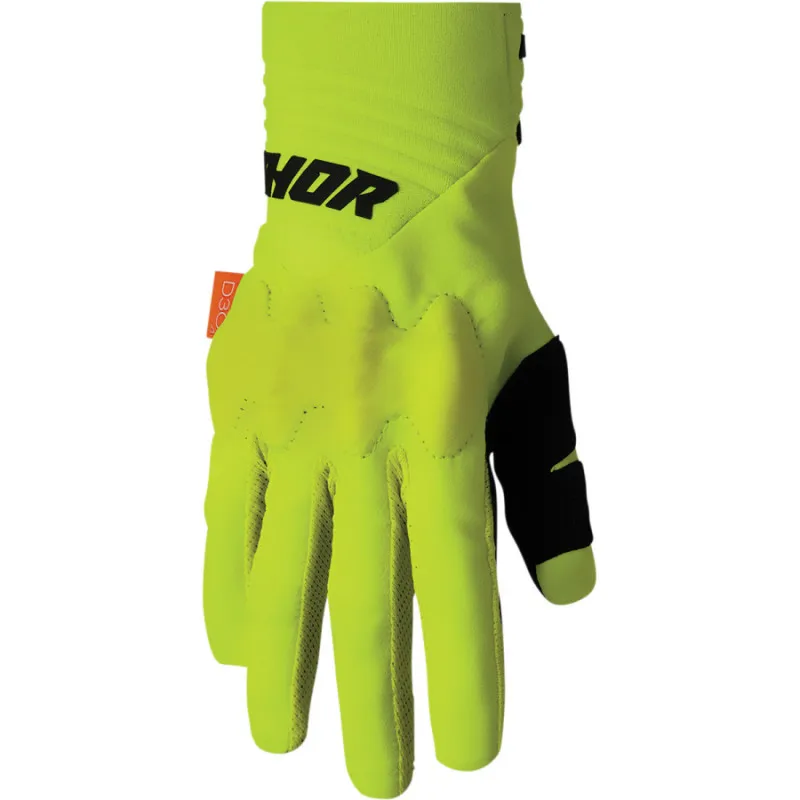 Manusi motocross Thor rebound, Galben fluo/Negru - S Promoție