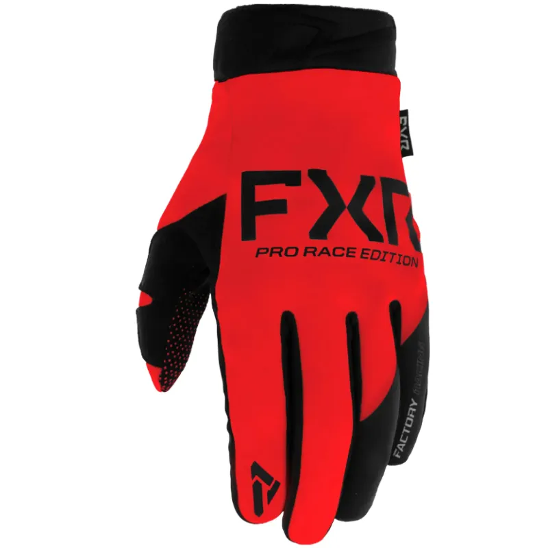 Preț promoțional Manusi pentru iarna FXR COLD CROSS LITE RED/BLACK - Mărime: M