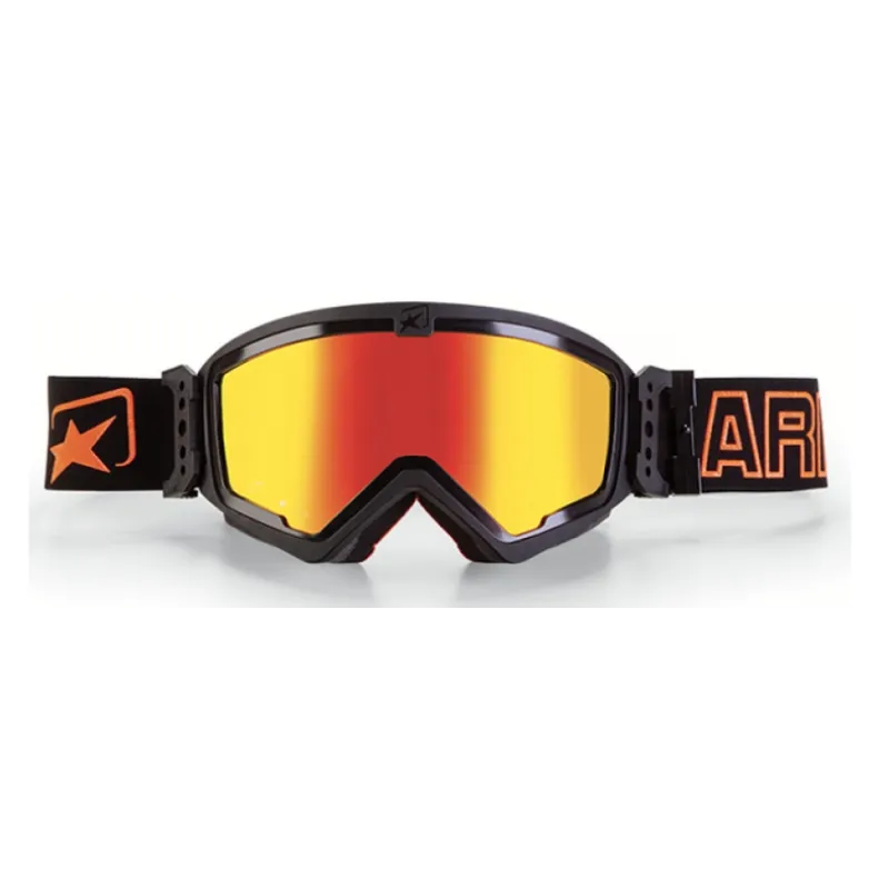 Ochelari motocross ARIETE MUDMAX BLACK/ORANGE Cel mai bun preț