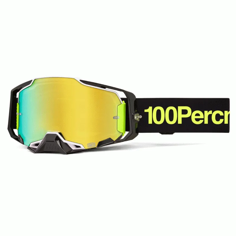 Retur gratuit Ochelari motocross 100% ARMEGA ORBAN MIRROR GOLD