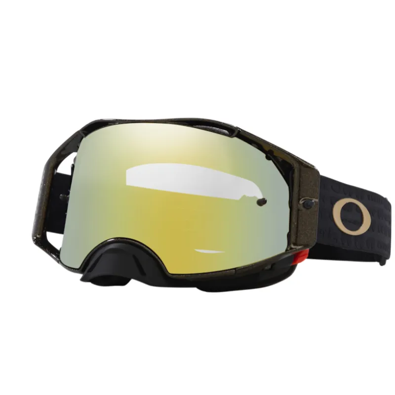 Cel mai vândut Ochelari motocross Oakley goggles Airbrake MX 50th Anniversary 24k Iridium