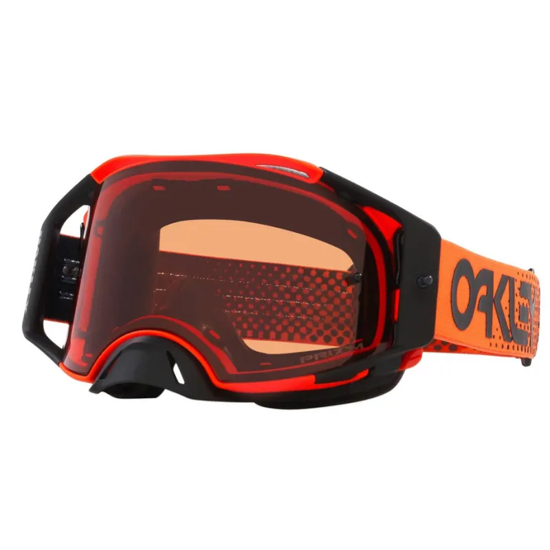Preferatul clienților Ochelari motocross Oakley goggles Airbrake MX Moto Orange B1B Prizm Bronze