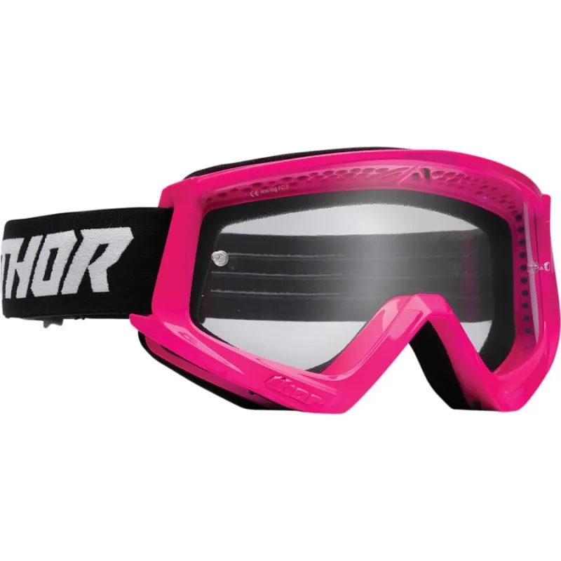 Disponibil imediat Ochelari motocross Thor combat racer, Roz/Negru