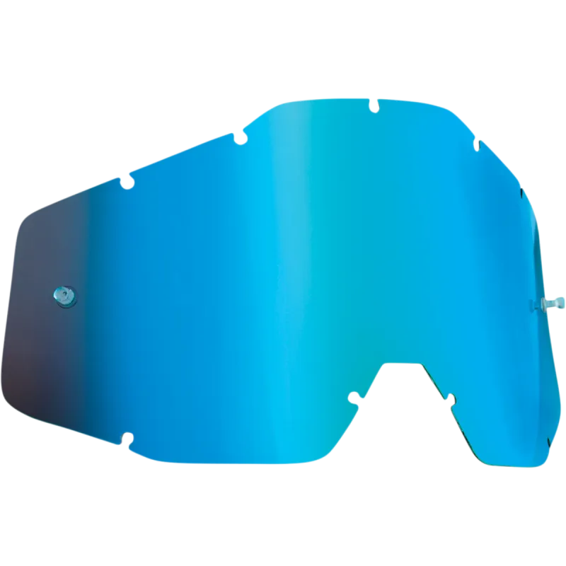 Placa pentru ochelari motocross pentru copii PowerBomb/PowerCore Goggle, Albastru Reducere extra