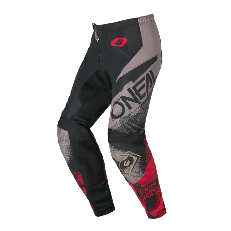 Cel mai bun preț Pantaloni motocross O'NEAL ELEMENT ROLLER GRAY/RED - 28