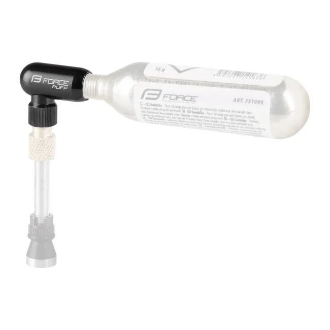 Expediere rapidă Pompa CO2 Force Puff Aluminiu Negru