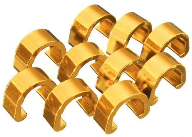 Clema SET CNC aluminiu - Auriu 10 buc. Retur gratuit