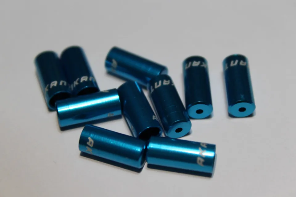 Capat camasa frana aluminiu 5mm - set 10buc. albastru Livrare rapidă