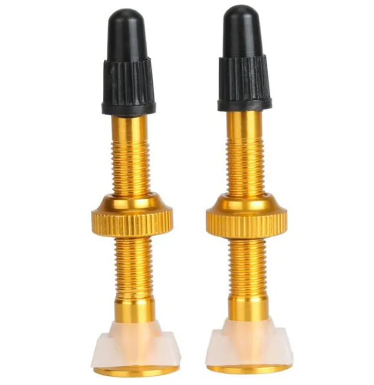 Set Valva tubeless FV 40mm Wake - auriu Preferatul clienților