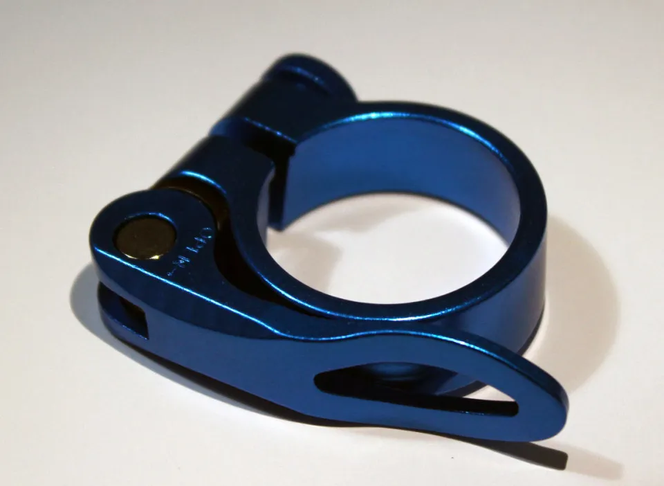 Colier aluminiu CNC 34.9mm - Albastru Reducere de preț