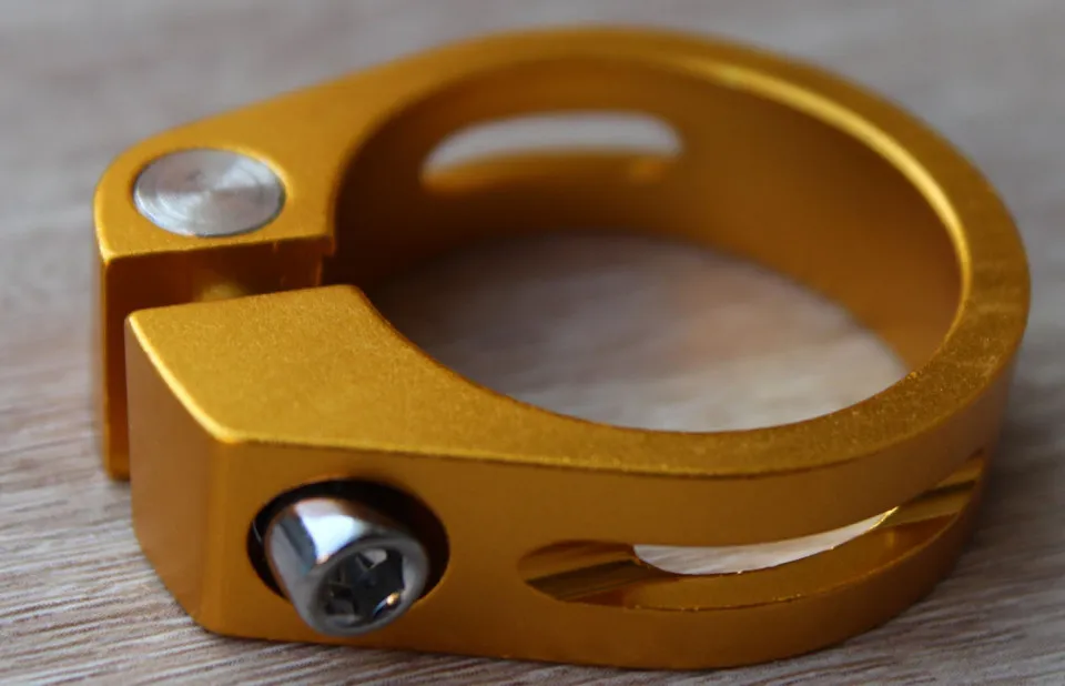 Colier aluminiu cu surub 34.9mm - Auriu Comandă acum