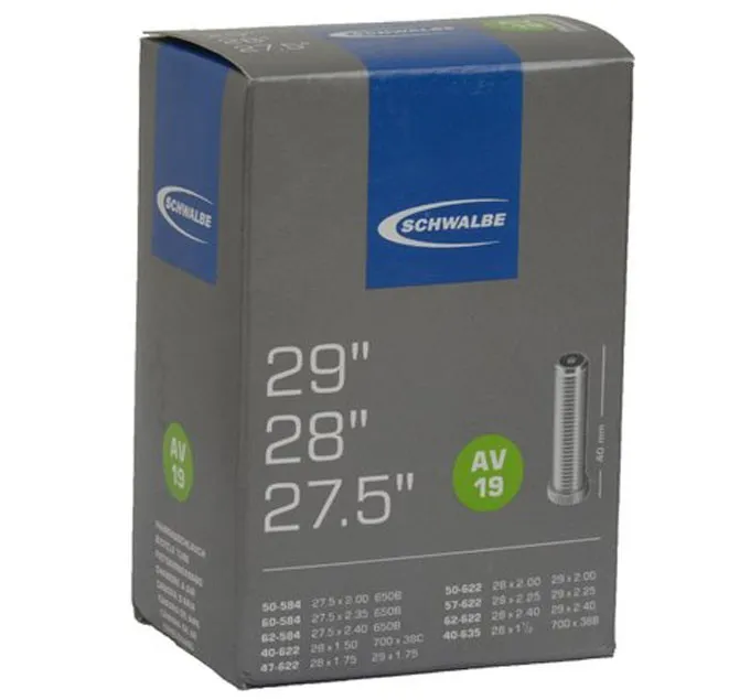 Calitate înaltă Schwalbe AV19 valva auto AV. 27.5-29x1.50 - 2.40