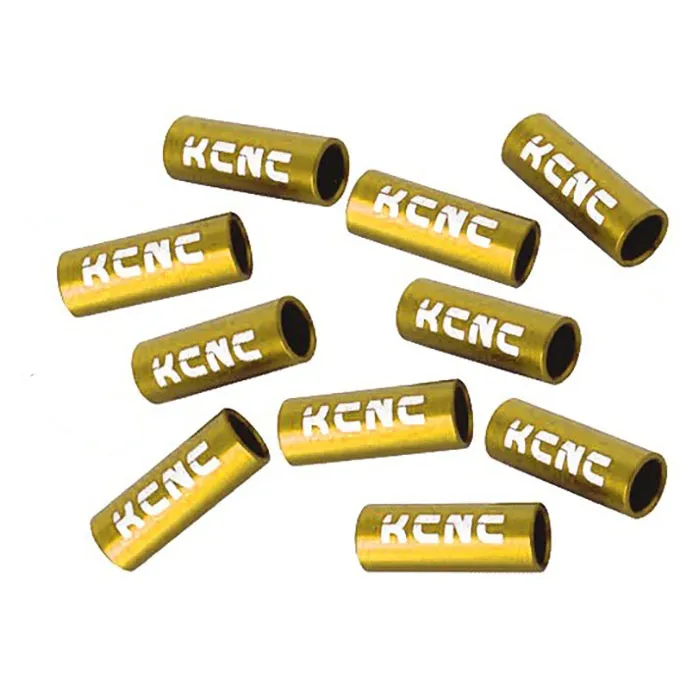 KCNC - cap camasa anodizat 4mm - set 10buc. auriu Ultima șansă