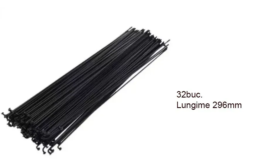 Reducere specială Sapim Leader 14G spite otel inoxidabil - negru 32buc. - 296mm