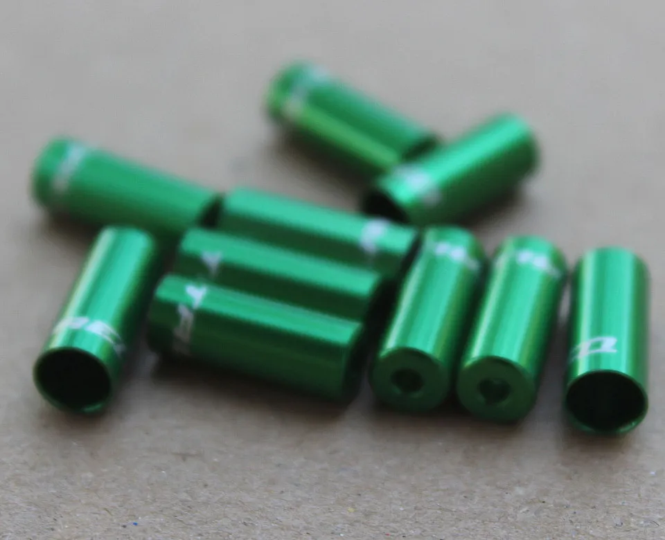 Ofertă de sezon Capat camasa frana aluminiu 5mm - set 10buc. verde