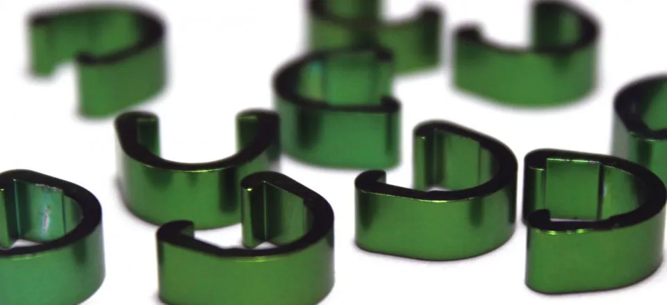 Reducere specială Clema SET CNC aluminiu - Verde 10 buc.