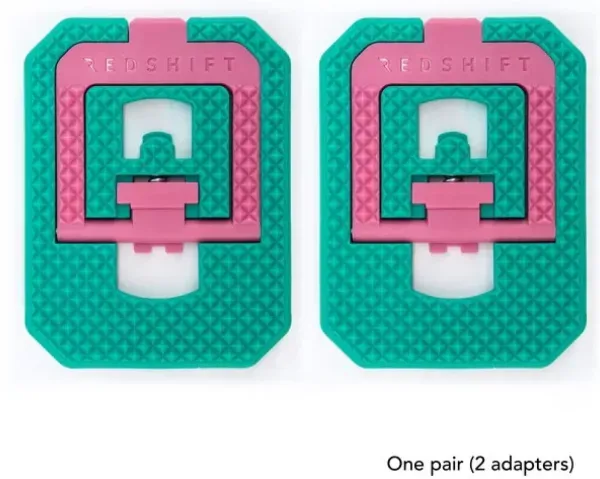Calitate înaltă ADAPTOARE PEDALE SPD TO FLAT REDSHIFT MOUSETRAP Verde/Roz
