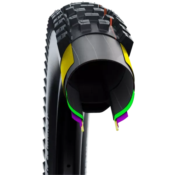 ANVELOPA SCHWALBE ALBERT EVO GRAVITY PRO 29X2.60 (65-622) HS641 B/B-SK ADDIX SOFT 67EPI RADIAL B Negru Ofertă