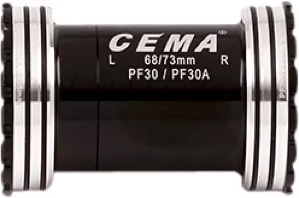 Ofertă exclusivă BUTUC PEDALIER CEMA PF30 INTERLOCK SHIMANO, RULMENT OTEL, 24MM, BLACK