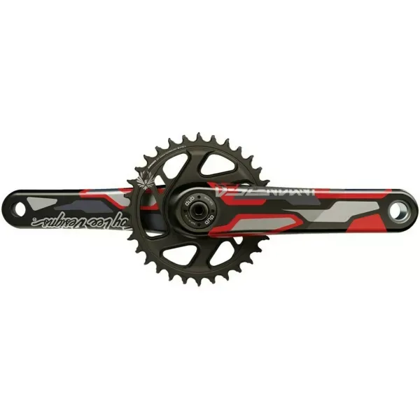 ANGRENAJ MTB SRAM DESCENDANT EAGLE ALL DOWNHILL TROY LEE COLAB 36T, 170MM, ROSU Doar azi