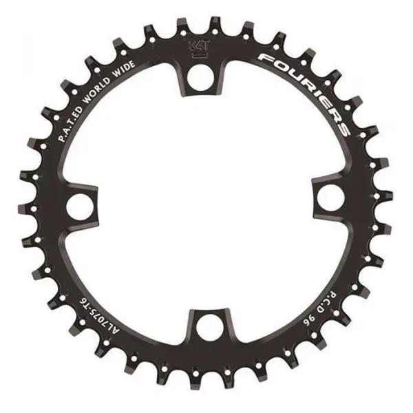 FOAIE ANGRENAJ MTB FOURIERS CR-DX010 NARROW-WIDE SHIMANO PCD 96MM 36T ALBASTRU Ofertă exclusivă